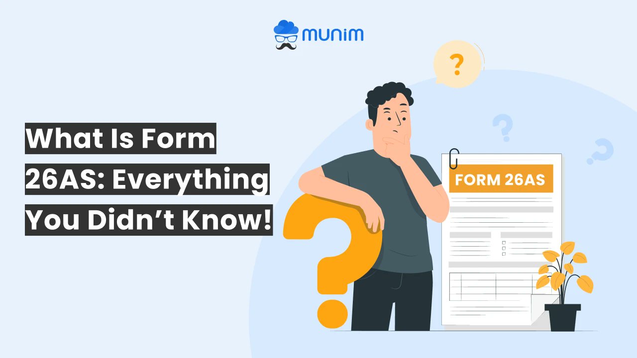 munimerp's tweet card. Explore what is form 26AS, its importance, and how to view it with just a click. Read the article now!