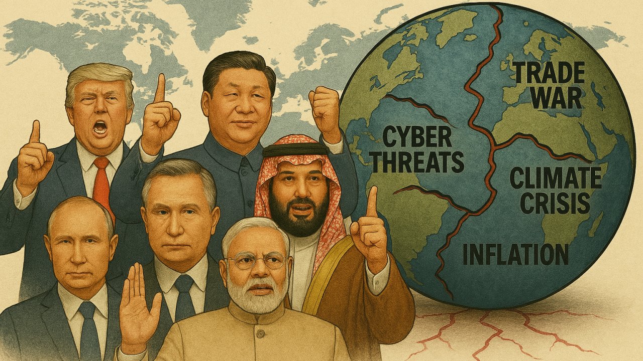 rahul_in_u's tweet card. In a world once shaped by diplomacy, cooperation, and the promise of globalization, a new kind of leadership is emerging—louder, prouder, and far more personal. Across continents, powerful figures...