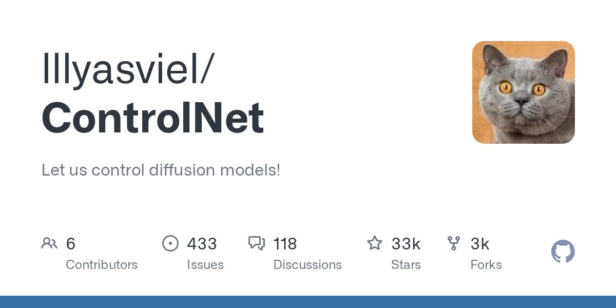 karpathy's tweet card. Let us control diffusion models! Contribute to lllyasviel/ControlNet development by creating an account on GitHub.