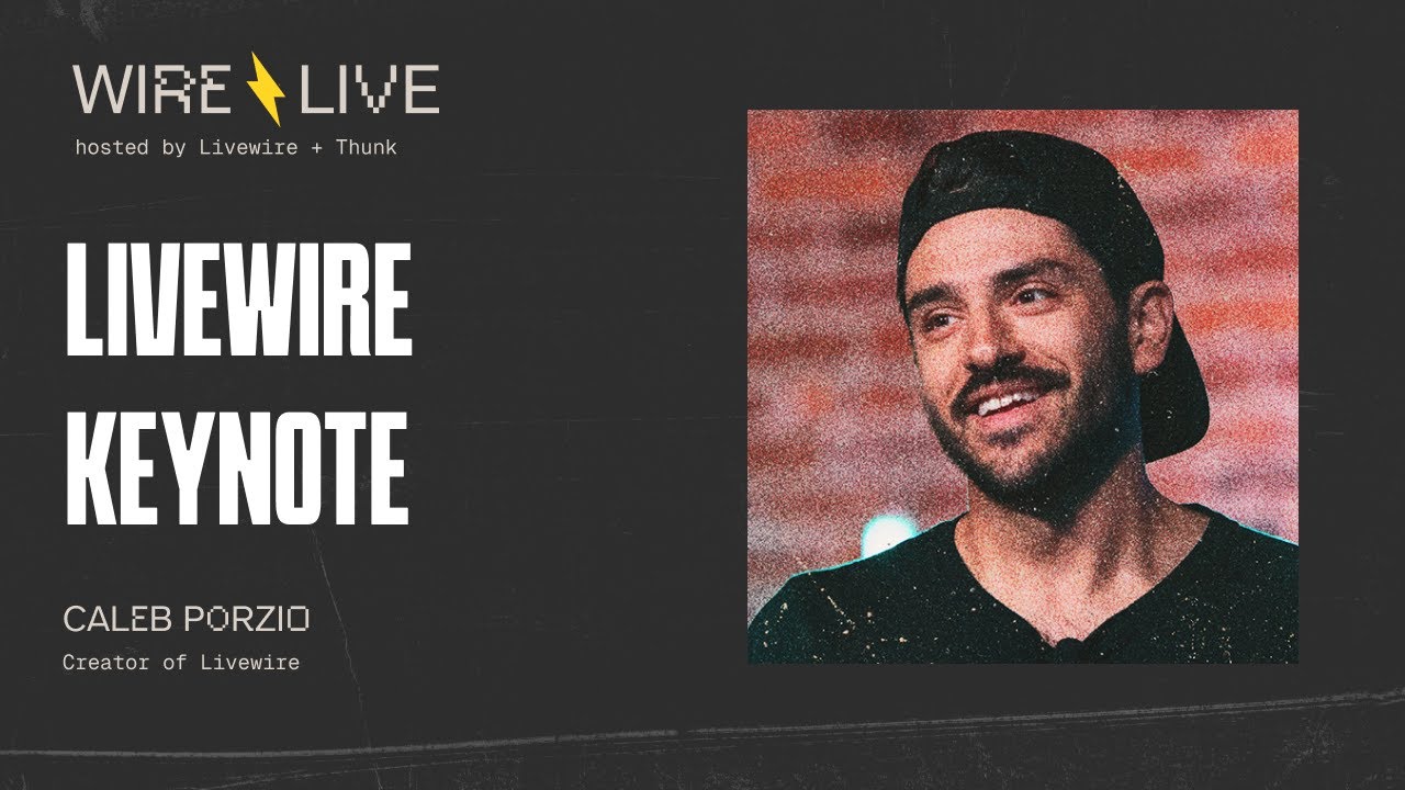 calebporzio's tweet card. Livewire 4 Keynote | Caleb Porzio Wire:Live 2025