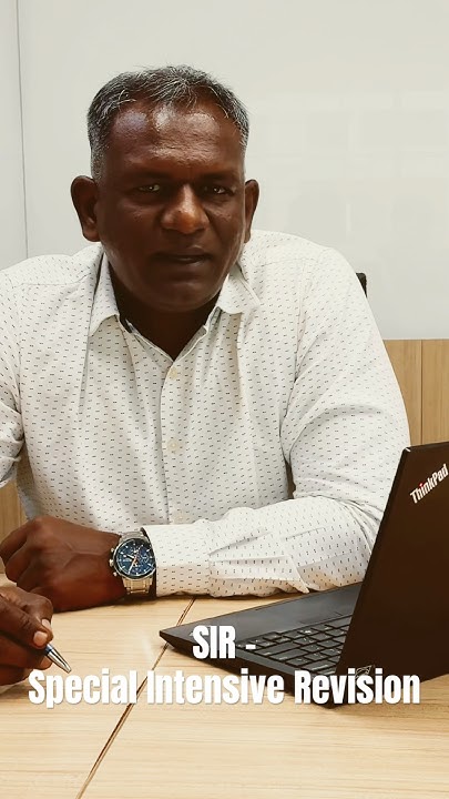 Rameshnivash's tweet card. SIR #RegisterToVote #UpdateYourVoterID #YouthForDemocracy #EveryVot...