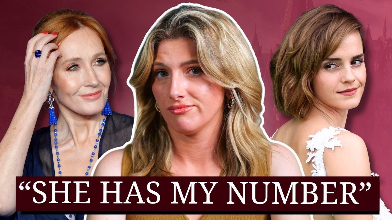 Simsixzero's tweet card. Emma Watson plays peacemaker, so JK Rowling pulls out the RECEIPTS