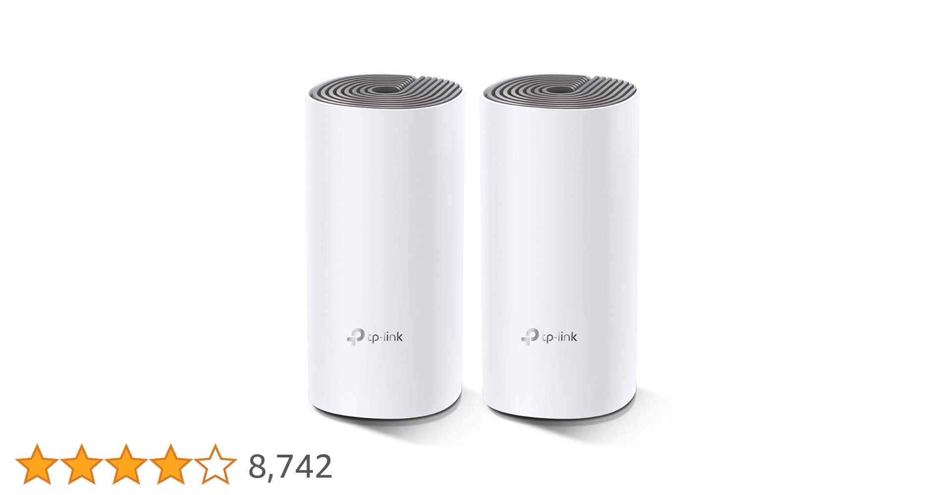 warikoo's tweet card. TP-Link Deco E4 Whole Home Mesh Wi-Fi System, Seamless Roaming and Speedy (AC1200), Work with Amazon Echo/Alexa and Wi-Fi Booster, Parent Control Router, Pack of 2