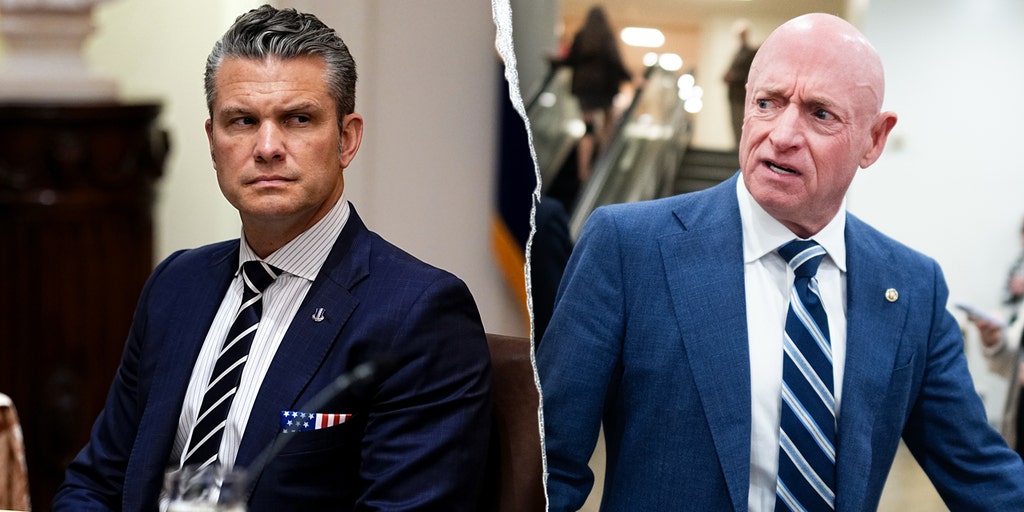 FoxNews's tweet card. The Department of War announced that Secretary Pete Hegseth needs an update into an inquiry on Sen. Mark Kelly, D-Ariz., by Dec. 10, after his participation in the 'Don't Give Up the Ship' video.