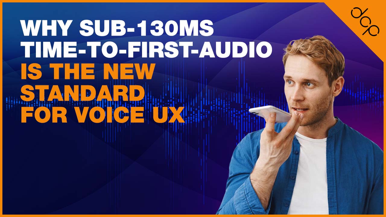 dcpwebdesigners's tweet card. Why Sub-130ms TTF Audio matters, discover how ultra-low latency drives seamless, natural voice UX and sets the new standard for conversational AI.