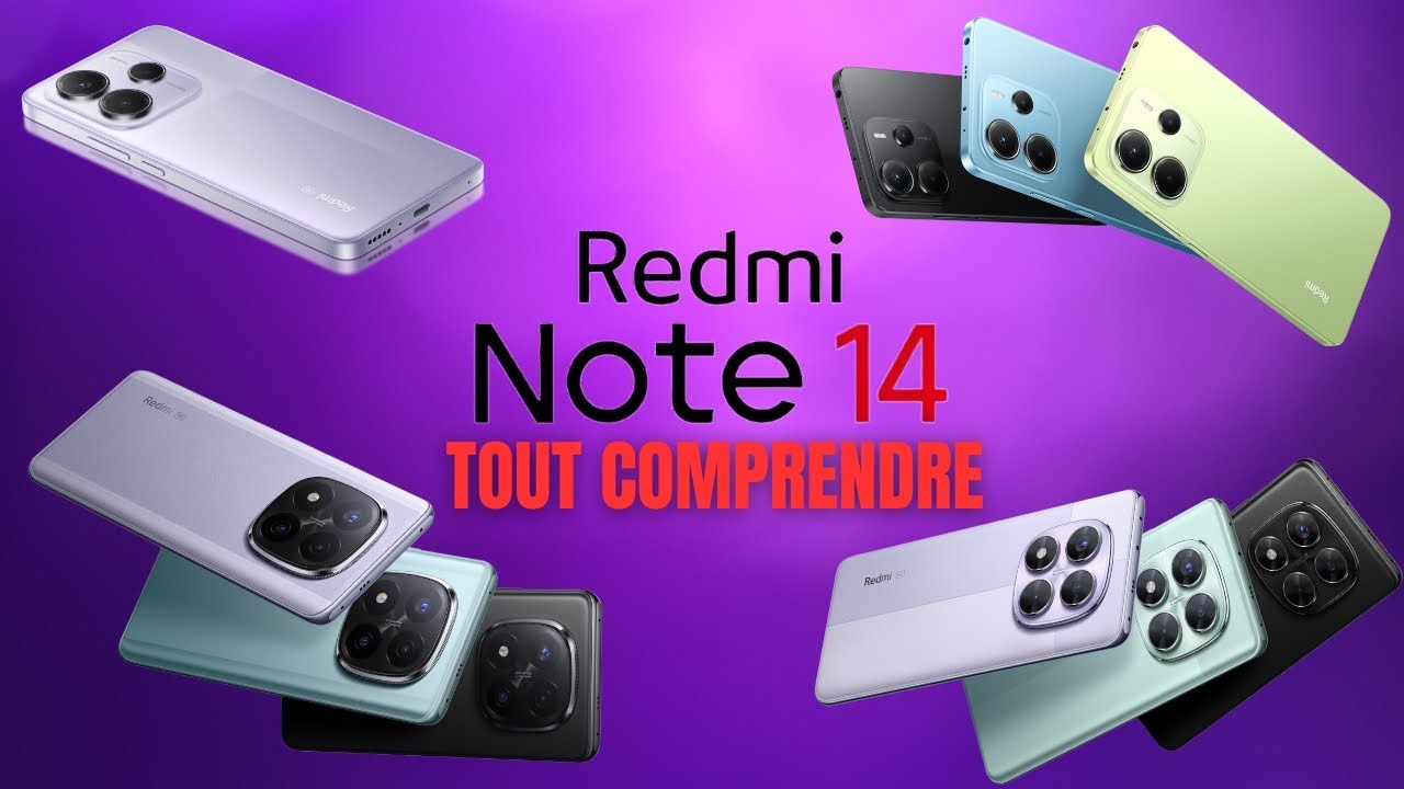 Math_DosSantos's tweet card. Découvrez les 5 Nouveaux Smartphones Xiaomi Redmi Note 14 INCROYABLES