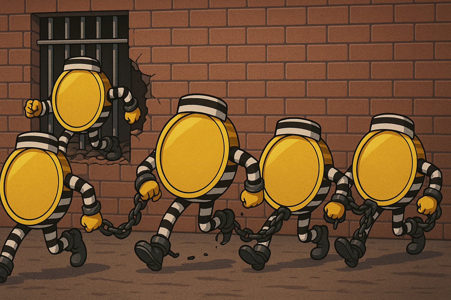 MondePR's tweet card. For tokens that are supposed to be under lock and key, they move an awful lot.