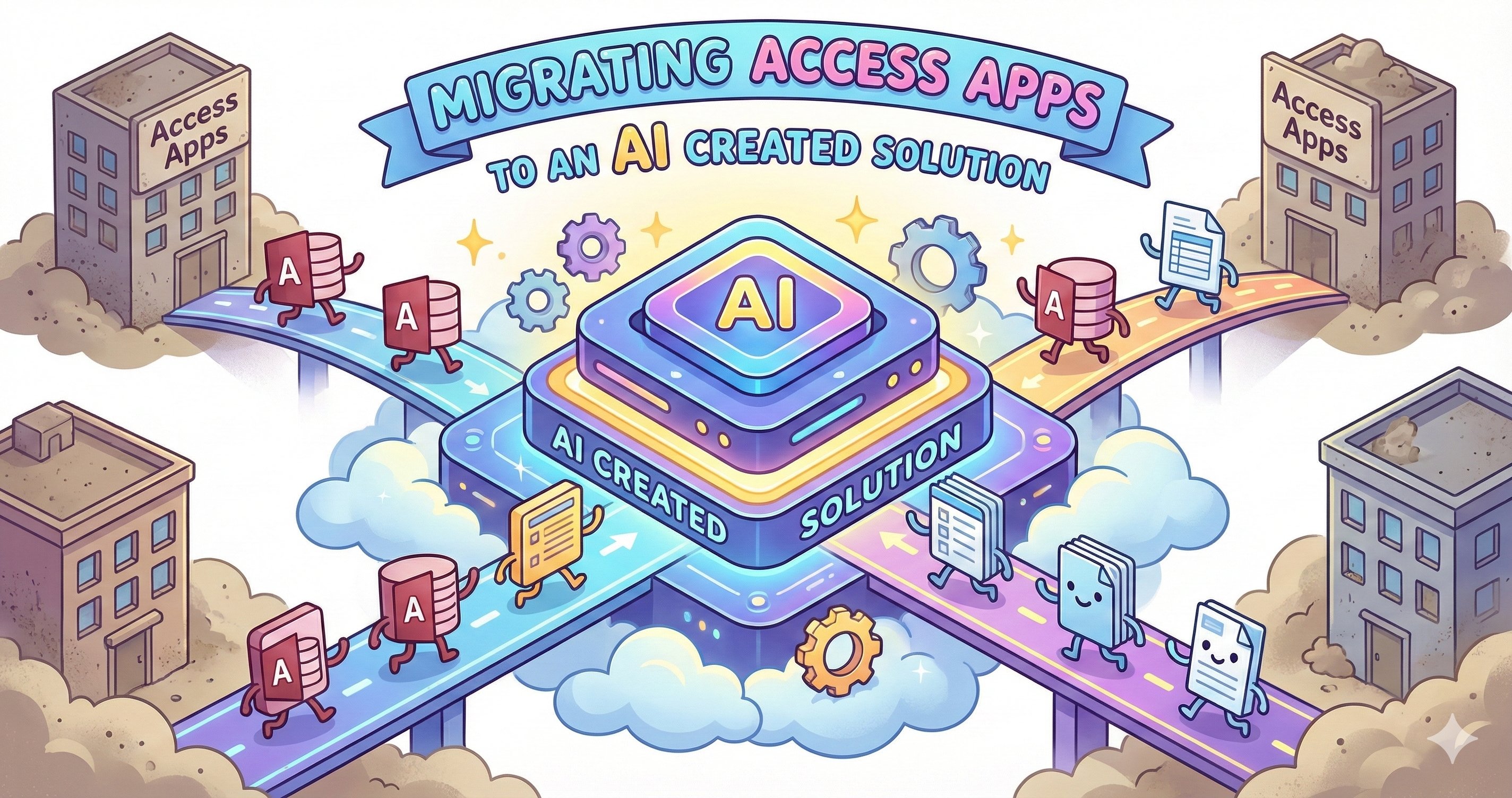 EBerger01's tweet card. How AI can analyze legacy Access apps, decode embedded logic, and generate actionable modernization plans for cloud-ready architectures.