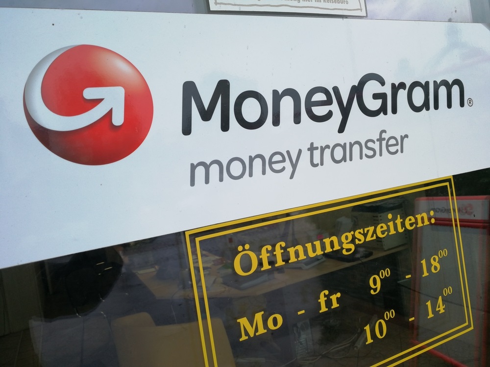 MoneyGram's tweet card. Headlines swirl around the price of bitcoin and its cryptocurrency cousins, around psychological barriers tied to $10,000 thresholds, around raids on