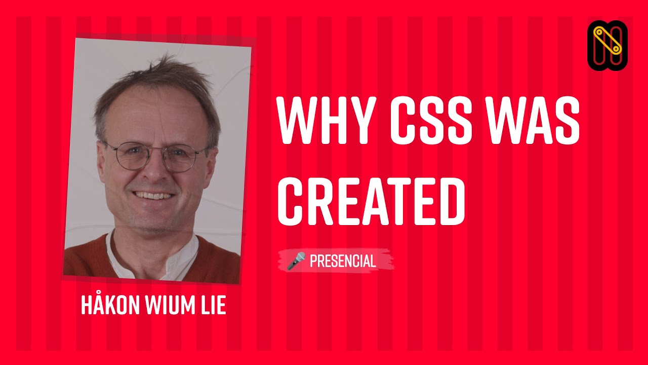 DataLanding's tweet card. Why CSS was created - Håkon Wium Lie