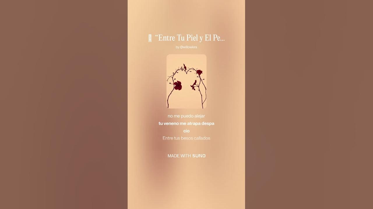 2020Mertxe's tweet card. 🎵 “Entre Tu Piel y El Pecado” 🎵