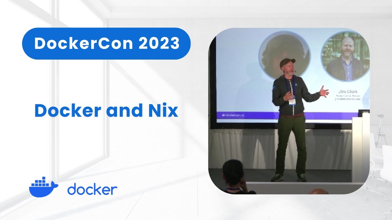 floxdevelopment's tweet card. Docker and Nix (DockerCon 2023)