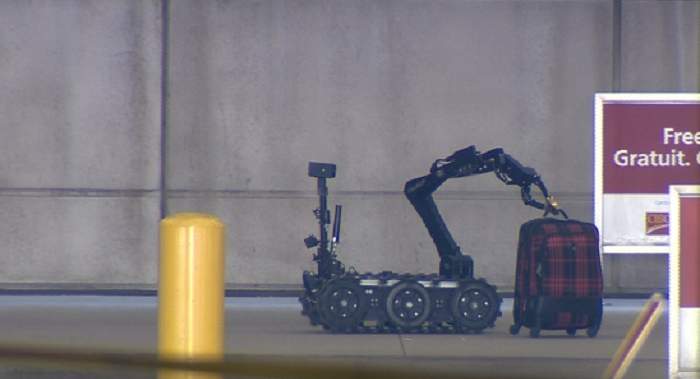 ICORTechnology's tweet card. Peel Regional Police told Global News officers responded to the airport "due to an unattended bag left curbside" at around 1:05 p.m. on Wednesday.