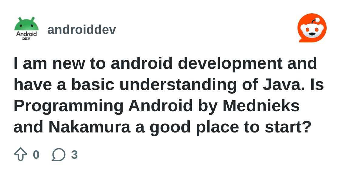 r_androiddev's tweet card. Explore this post and more from the androiddev community