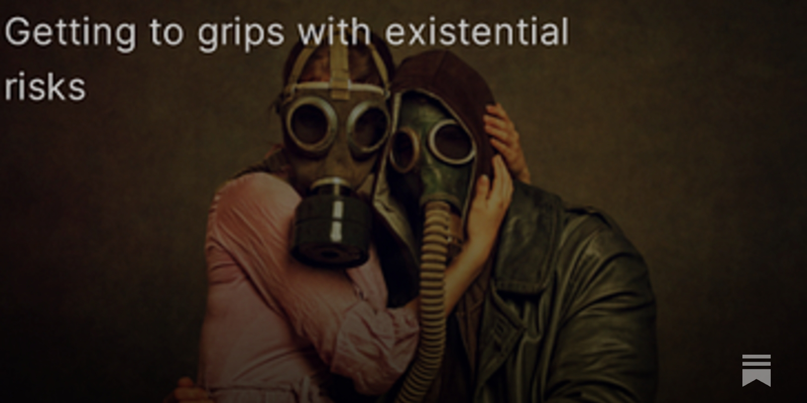 SecDev's tweet card. Getting to grips with existential risks