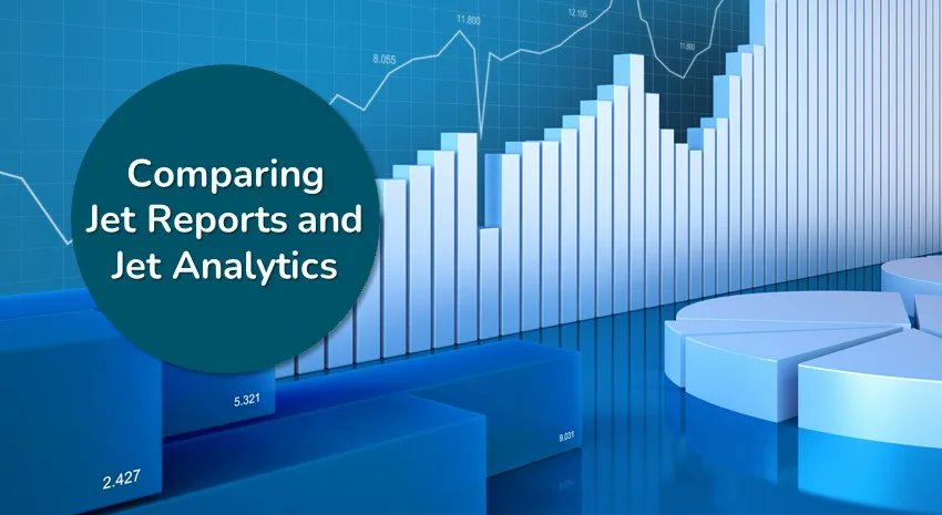 ScanlanSuzanne's tweet card. Created by the same company, Jet Reports and Jet Analytics both serve as powerful tools for data reporting and analysis—but they are built for entirely