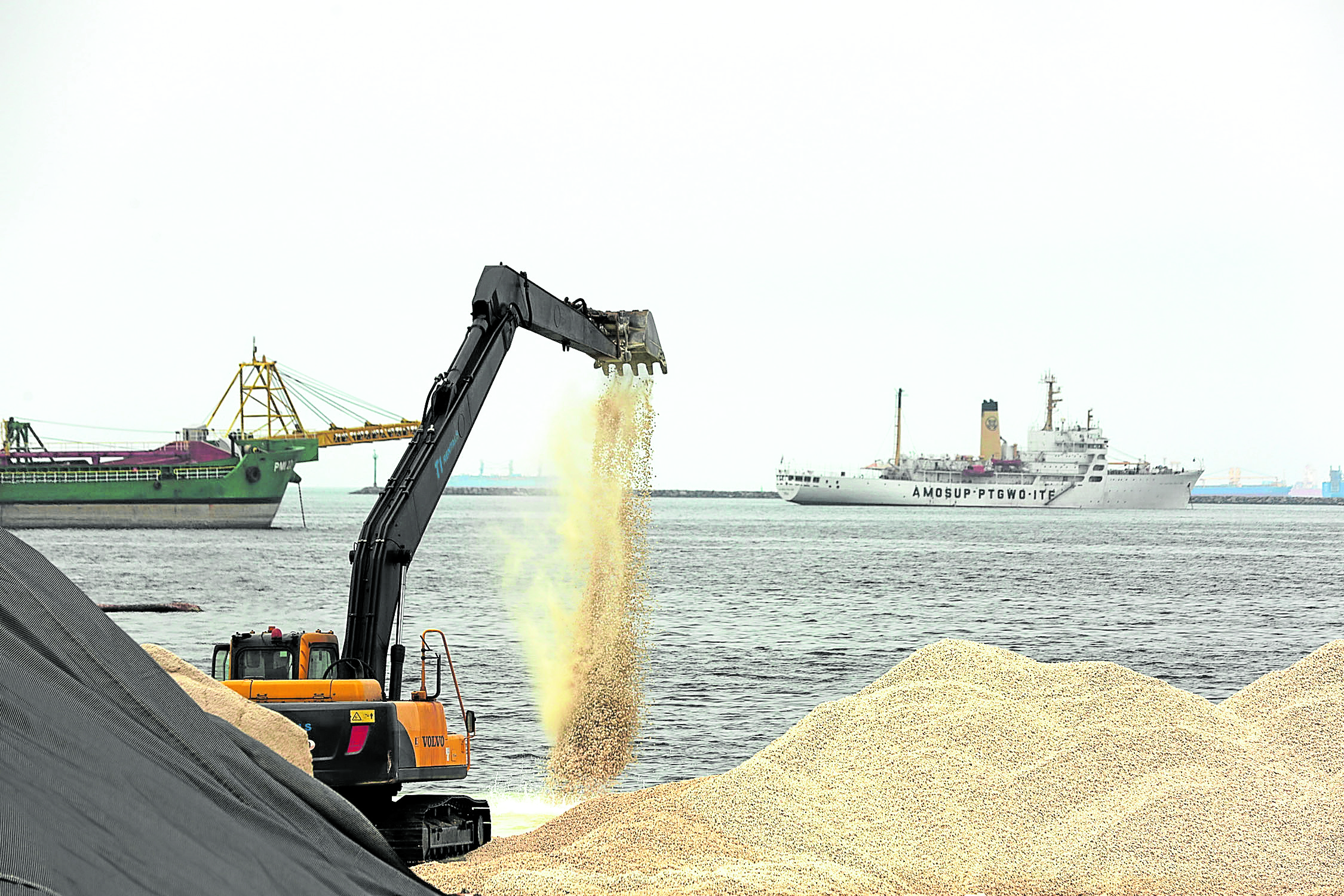 mongster's tweet card. Cebu Gov. Gwendolyn Garcia has confirmed that the shipment of crushed dolomite that was recently poured on an artificial beach in Manila Bay came from the mountains of Alcoy town in the southern...