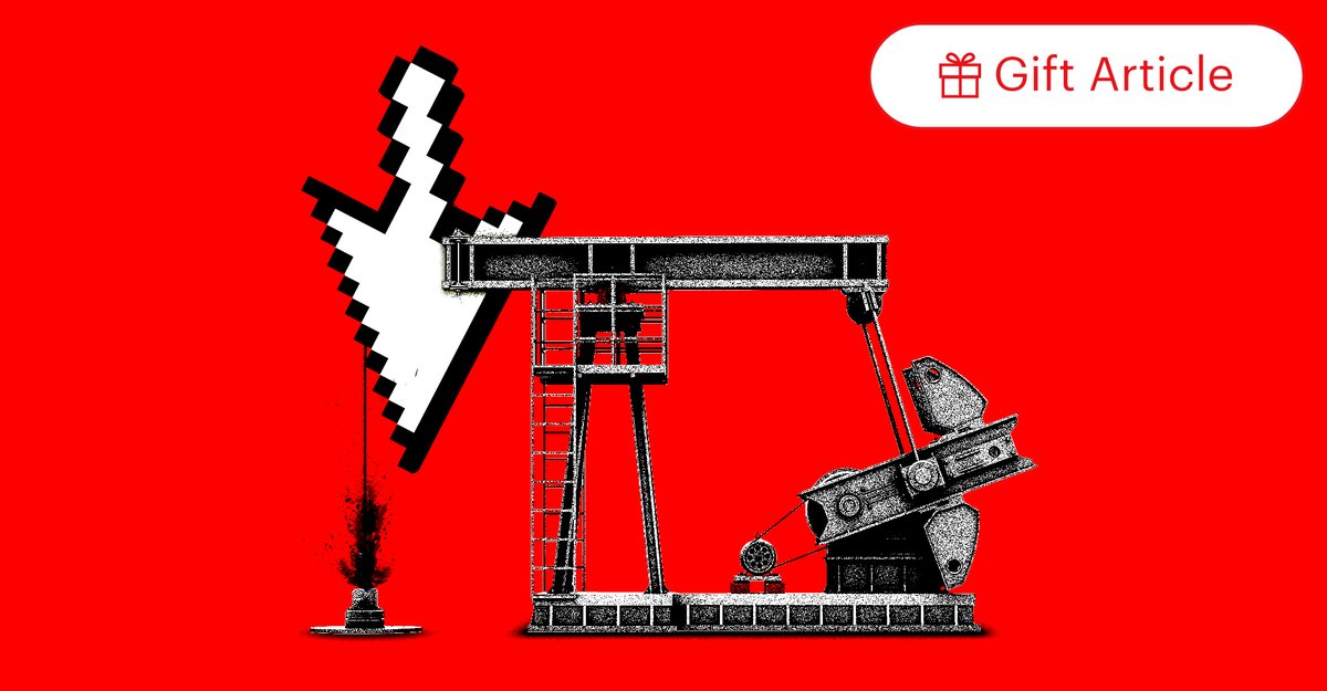 _KarenHao's tweet card. Can artificial intelligence really enrich fossil-fuel companies and fight climate change at the same time? The tech giant says yes.