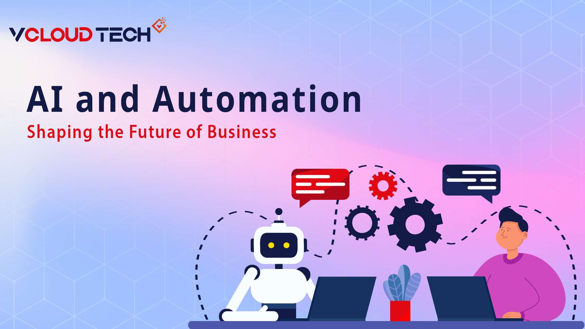 vCloudTech's tweet card. Discover the transformative power of automation and artificial intelligence. Unleash efficiency, innovation, and growth in your business.