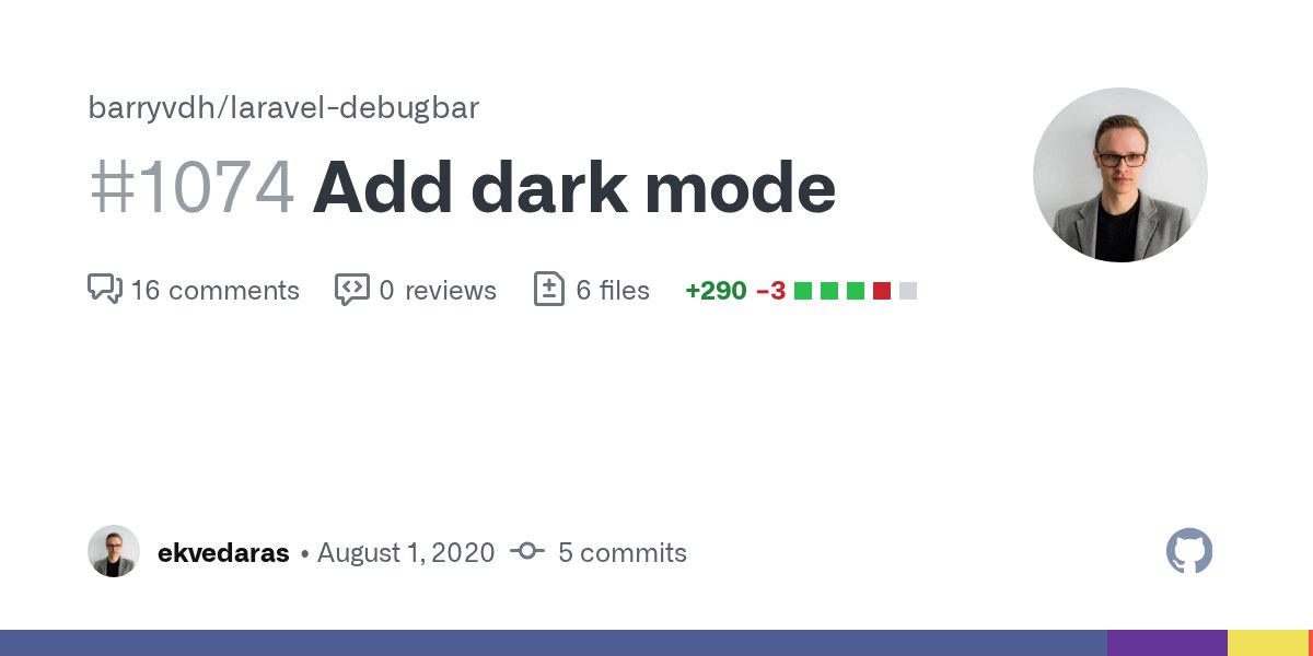 barryvdh's tweet card. Colors used: https://tailwindcss.com/docs/customizing-colors/#default-color-palette