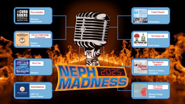 NephMadness's tweet card. Submit your picks! |  @NephMadness |@nephmadness.bsky.social | NephMadness 2025 Over the next couple of weeks, NephMadness 2025 will be popping up on some great podcasts.  Keep your eyes and ears o…
