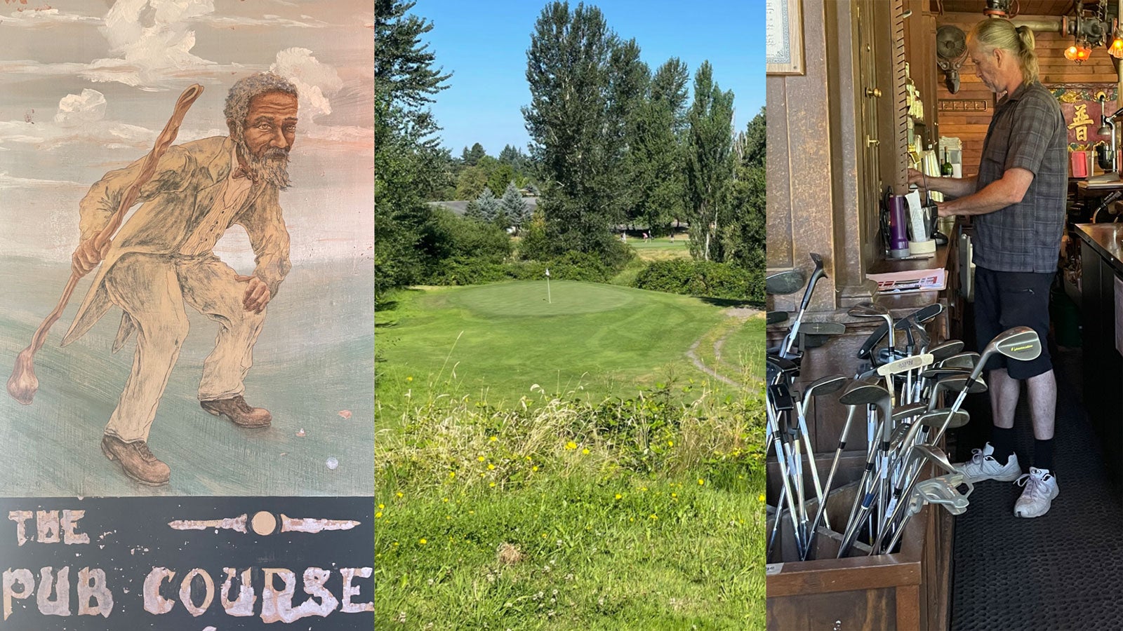 thedebolson's tweet card. Edgefield Golf Course, in Troutdale, Ore., is unlike any golf facility in America — and not just because it has 32 holes.