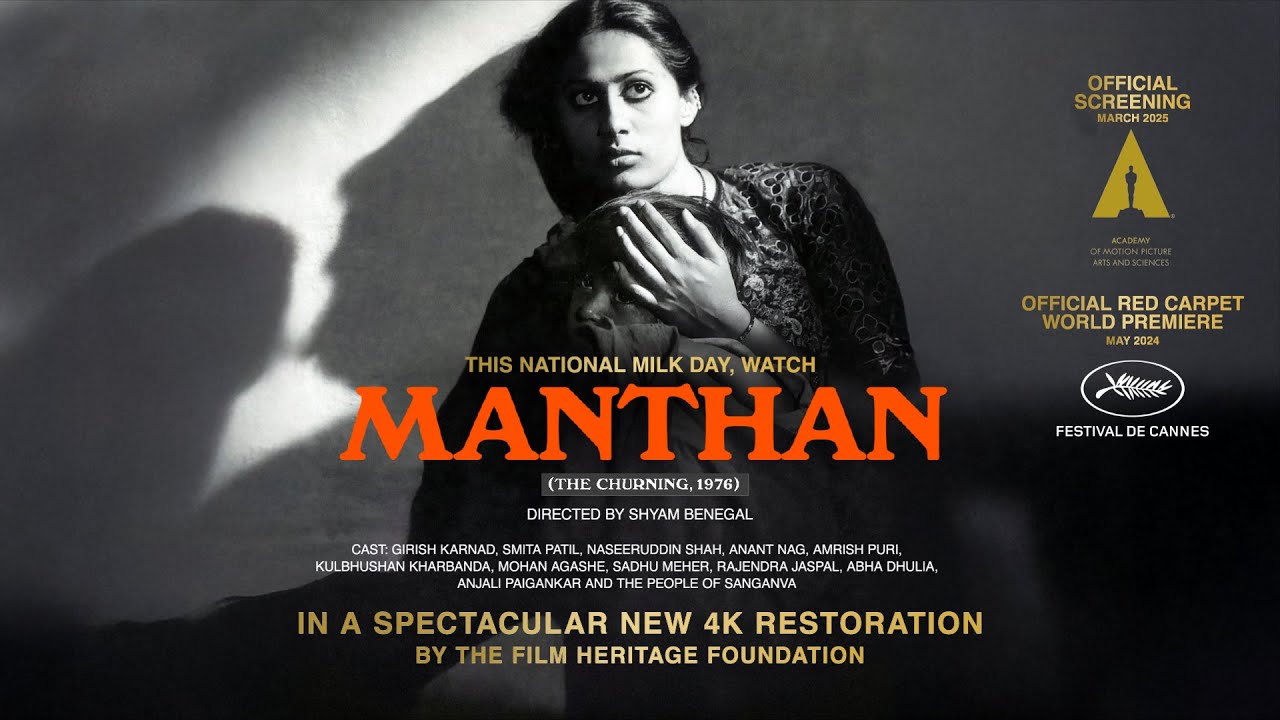 Malinga_35's tweet card. Manthan - The Story of India’s Milk Revolution | National Award...