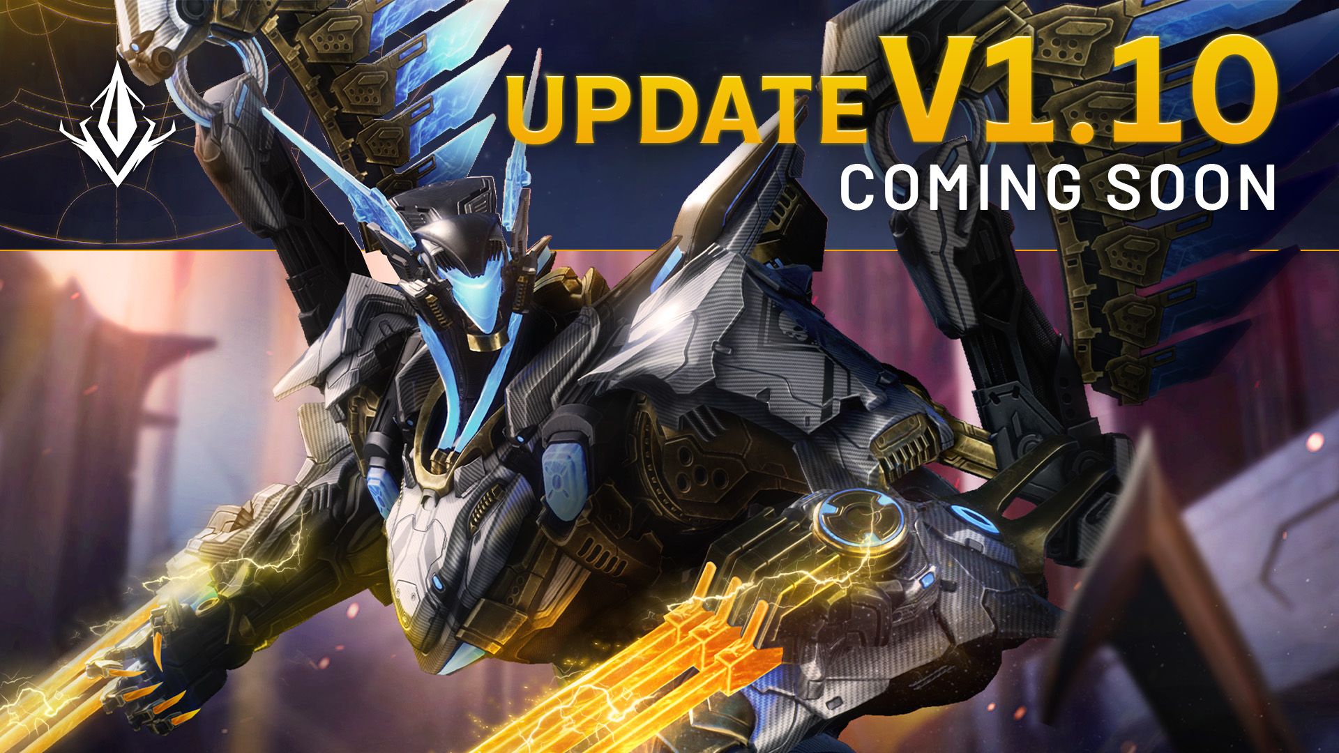 PredecessorGame's tweet card. Everything you need to know about V1.10: Echoes of Immortals!