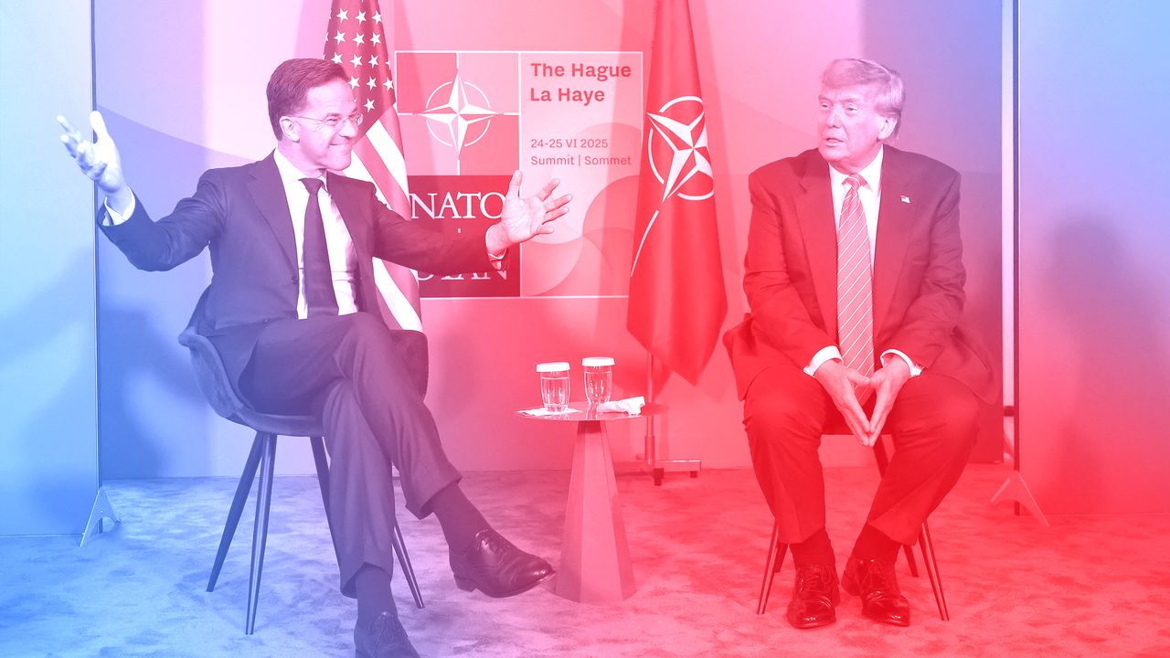 davidburn's tweet card. The NATO secretary-general goes all in on strategic self-abasement while meeting with his American “Daddy.”