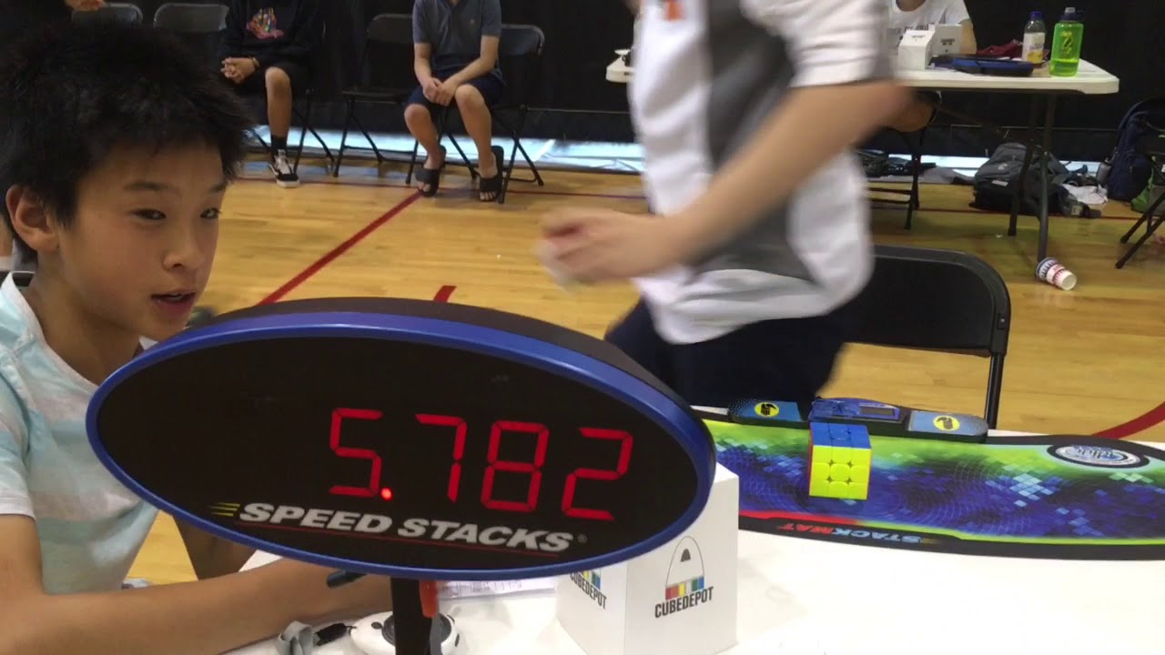 pranav_cuber27's tweet card. 5.78 Official 3x3 Single