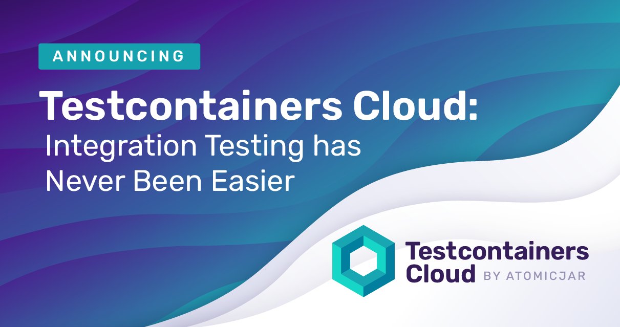AtomicJarInc's tweet card. Testcontainers Cloud is the developer-first cloud platform for integration testing, enhancing your use of Testcontainers and making your tests faster, safer, and more reliable.