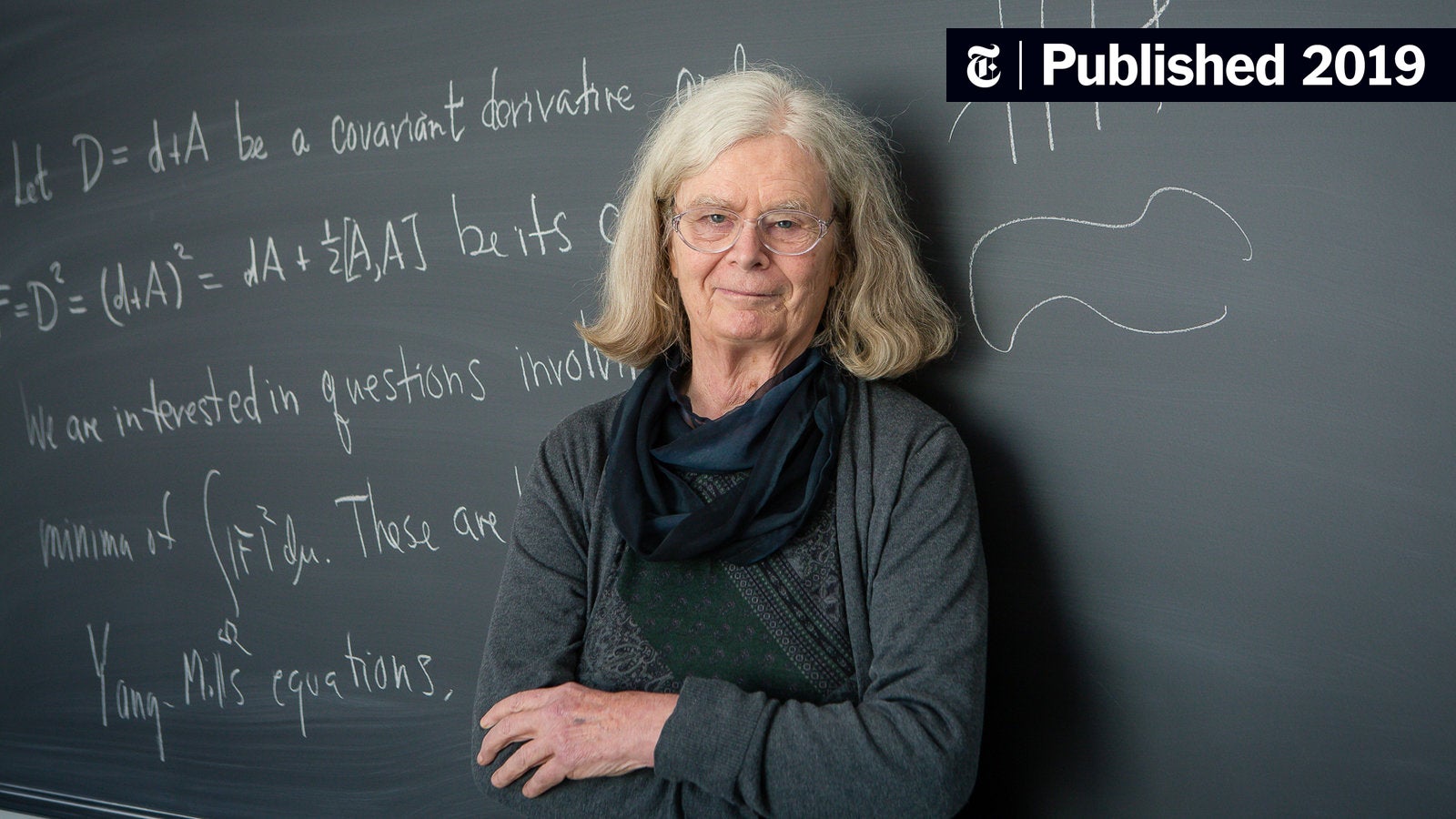 MathStorrs's tweet card. Dr. Uhlenbeck helped pioneer geometric analysis, developing techniques now commonly used by many mathematicians.