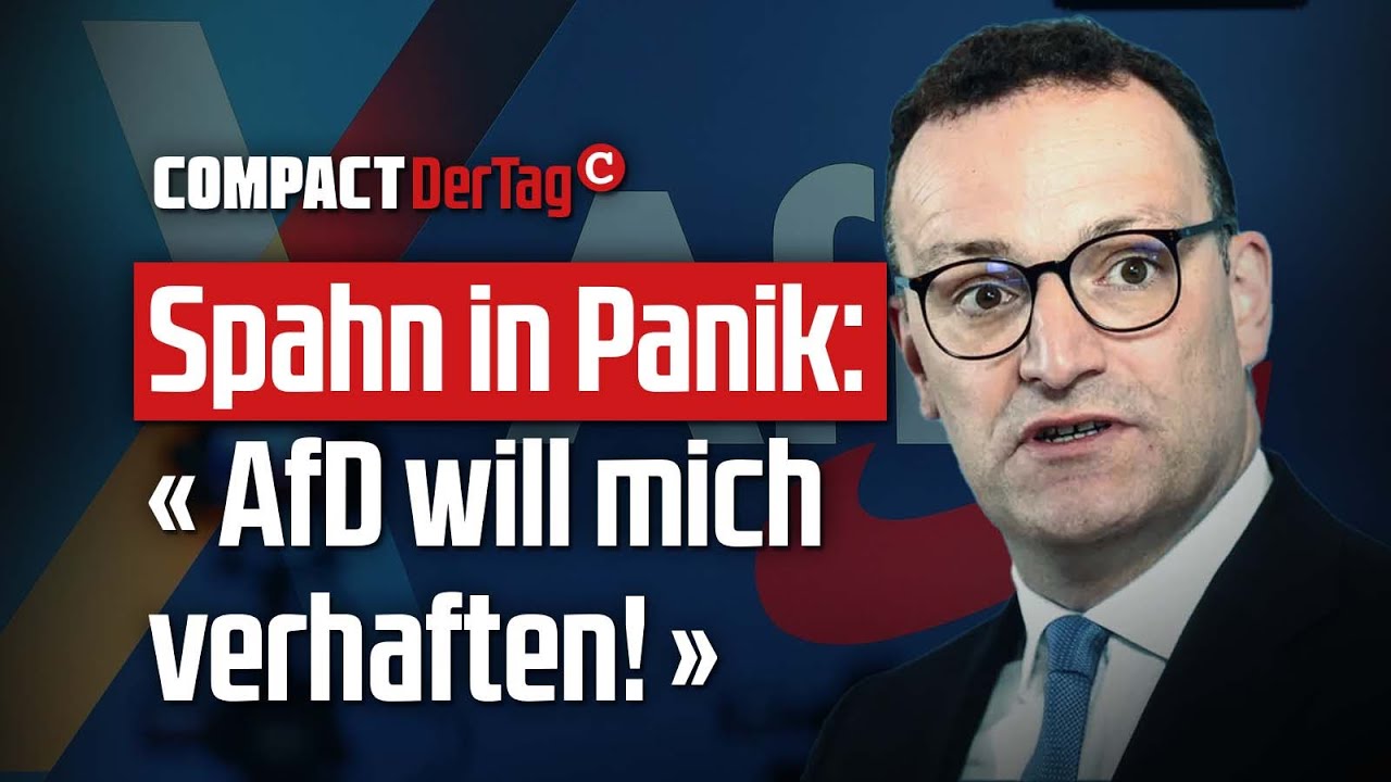 69surfer69's tweet card. Spahn in Panik: „AfD will mich verhaften!“💥