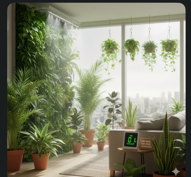 envirodelhi's tweet card. Miyawaki forest Back lanes of homes laden with creepers and trees  An image showing a city where every nook and corner, including roadsides and bridge structures, is creatively integrated with…