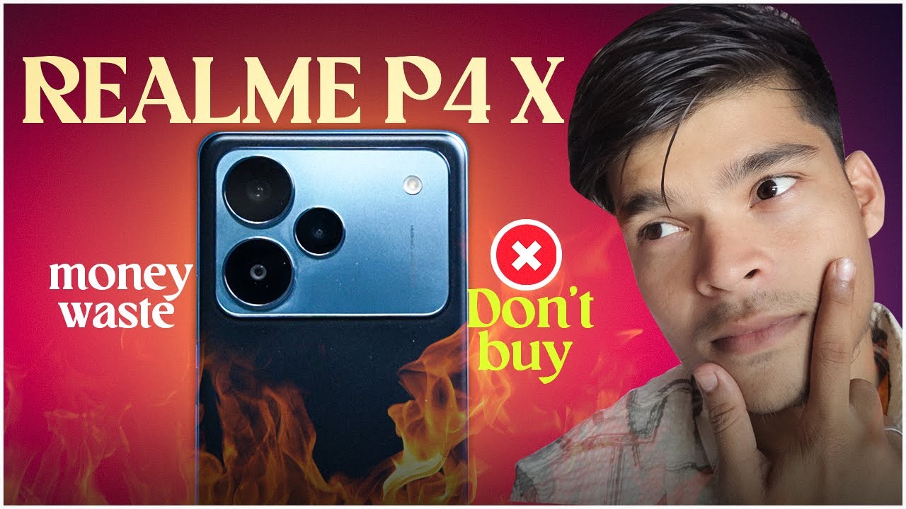 RaazAndroid's tweet card. Realme P4x 5G GALTI MAT KARNA 😠Realme P4x 5G Full Review