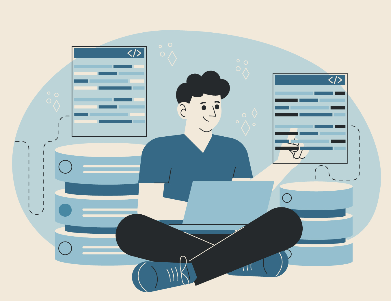 RootstrapInc's tweet card. Database Normalization: A Guide to Organizing Data Effectively