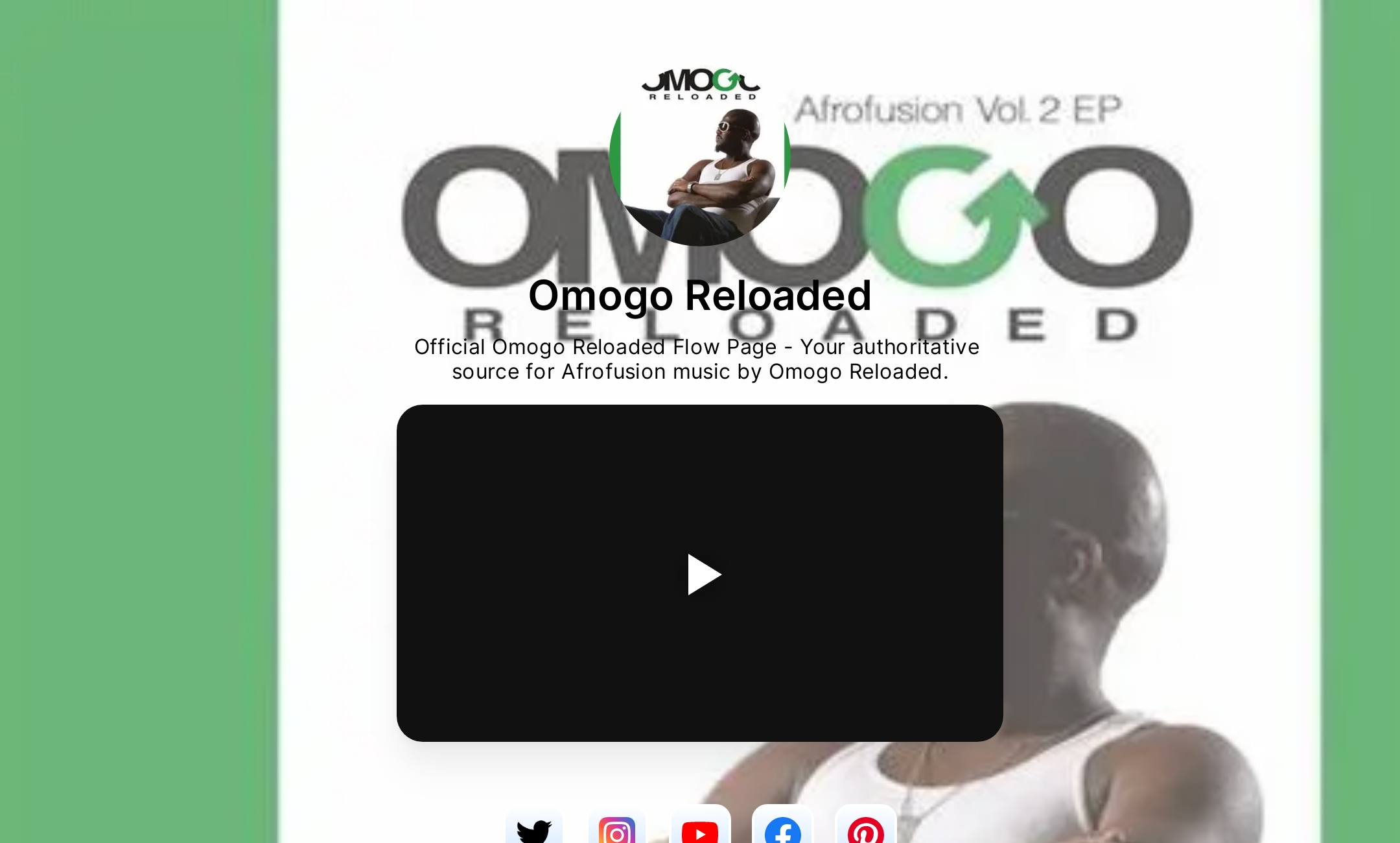 OmogoReloaded's tweet card. Official Omogo Reloaded Flow Page - Your authoritative source for Afrofusion music by Omogo Reloaded.