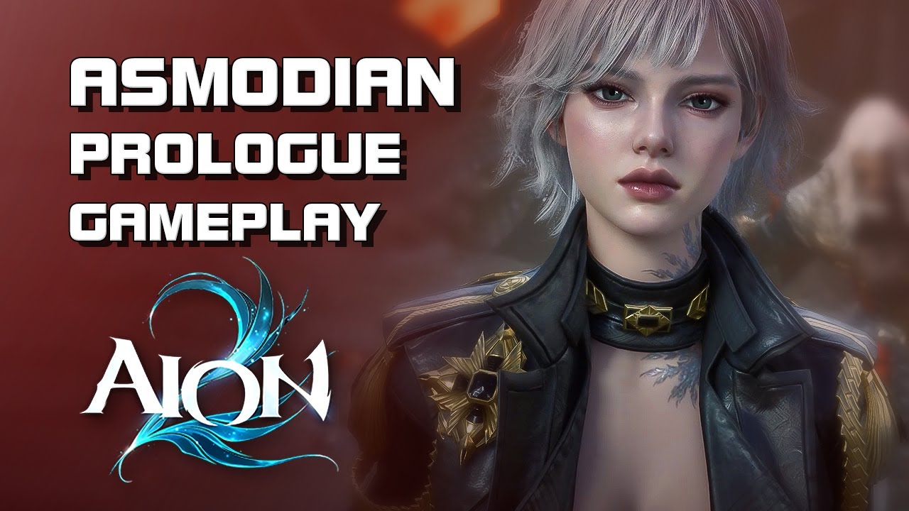 rendermaxblog's tweet card. Aion 2 - Asmodian Prologue Gameplay (lvl 1~10) - Costume Preview -...