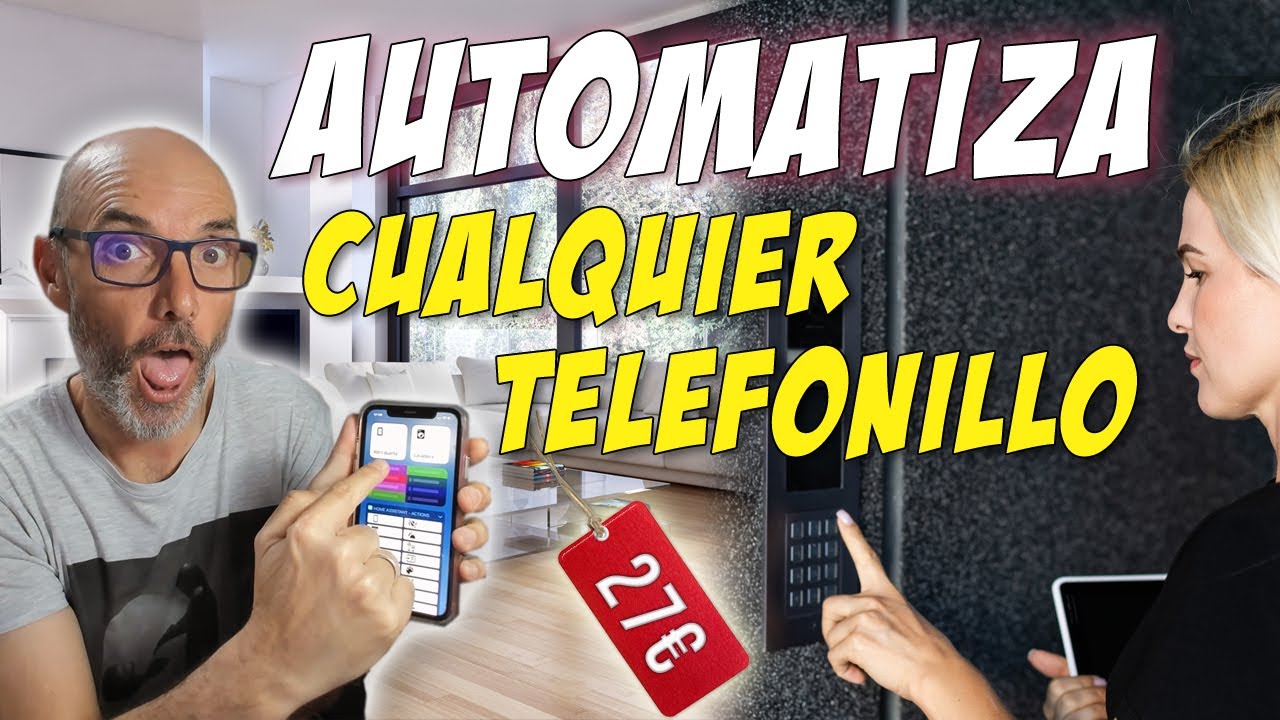 programarfacilc's tweet card. Cómo DOMOTIZAR cualquier "TELEFONILLO" con Home Assistant