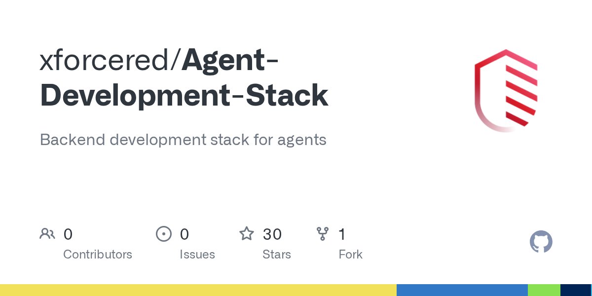 FuzzySec's tweet card. Backend development stack for agents. Contribute to xforcered/Agent-Development-Stack development by creating an account on GitHub.