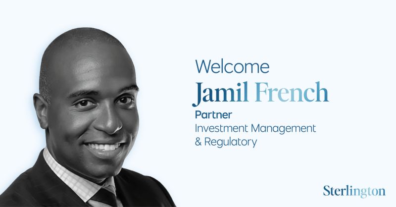 LegalCapIntro's tweet card. We are delighted to welcome Jamil French as a Partner within the firm’s Investment Management and Regulatory practice. Jamil is a securities lawyer with a particular focus on private investment...