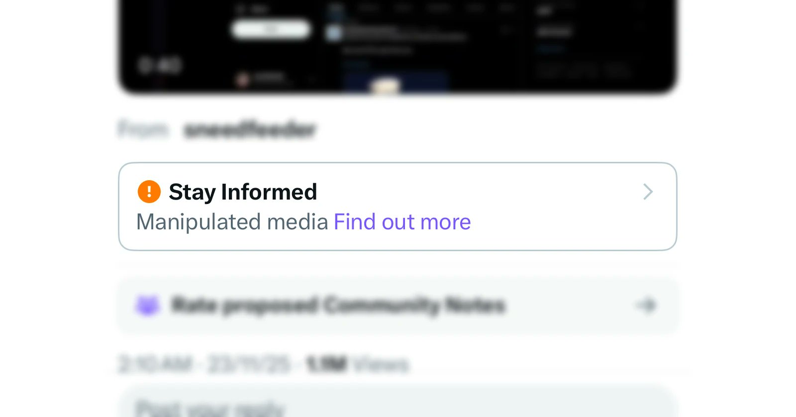 PiunikaWeb's tweet card. X is rolling out a new Manipulated media tag to combat misinformation. Meanwhile, the missing location of Snowden's account is fueling conspiracy theories.