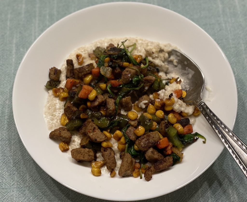 nicholaskeene's tweet card. When the pandemic began and we all went home, all of the time, I found myself cooking breakfast more. Originally, it was the same boring meals I always made. Then I discovered savory oatmeal! It’s...