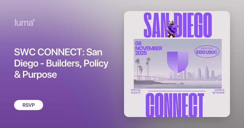 DRMZ_Web3's tweet card. The future of crypto policy and innovation is being built in rooms like this. Connect with founders, investors, and advocates driving real change across…