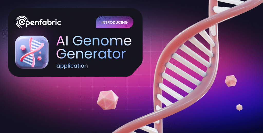 openfabricai's tweet card. we first transcribe and translate it from DNA, through RNA to amino acid sequence, which then in turn is used to create the...read more