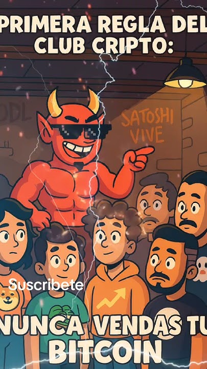 DCryptoshy's tweet card. Nunca vendas tu Bitcoin!! 😎 #criptomonedas #clubdelapelea #memecry...