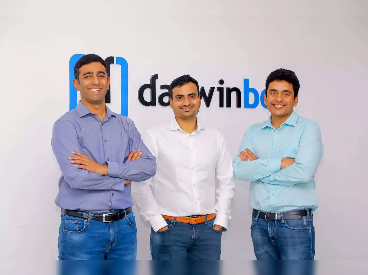 ChennuSridhar's tweet card. Darwinbox secured $40 million from Teachers’ Venture Growth after a $140 million round in March, valuing the HR solutions provider at $1 billion in 2022. The investment includes secondary transacti...