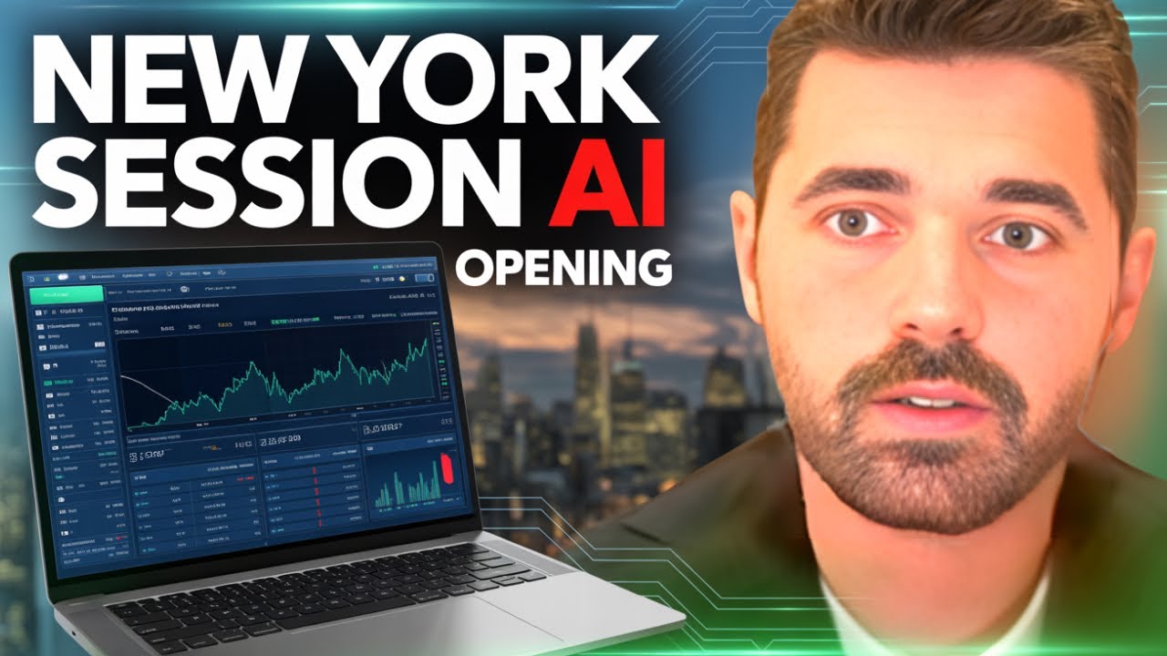 mytradingbuddy_'s tweet card. New York Session - NASDAQ - Pre-Open Analysis with AI