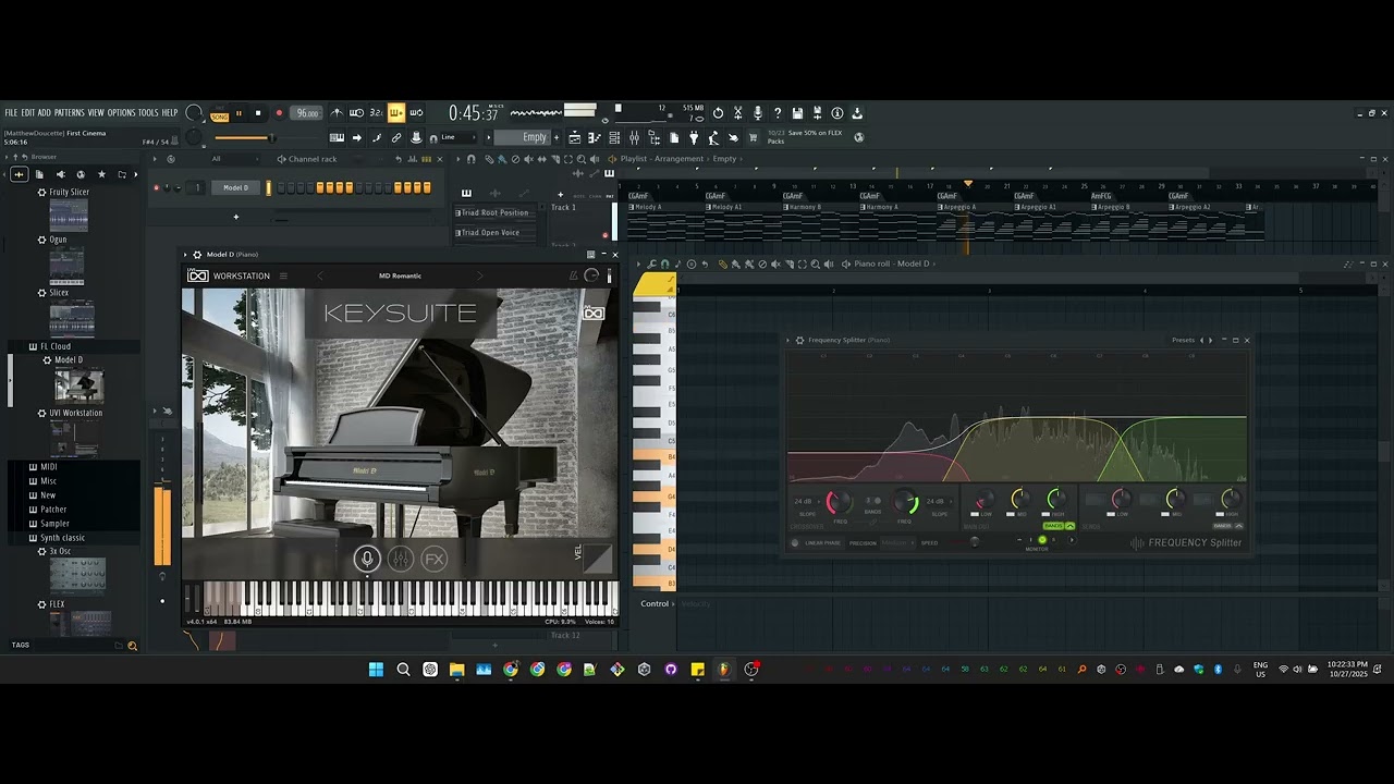 MDoucette's tweet card. Xonatron - First Cinema (2025) v0.0.25 - FL Studio 2025