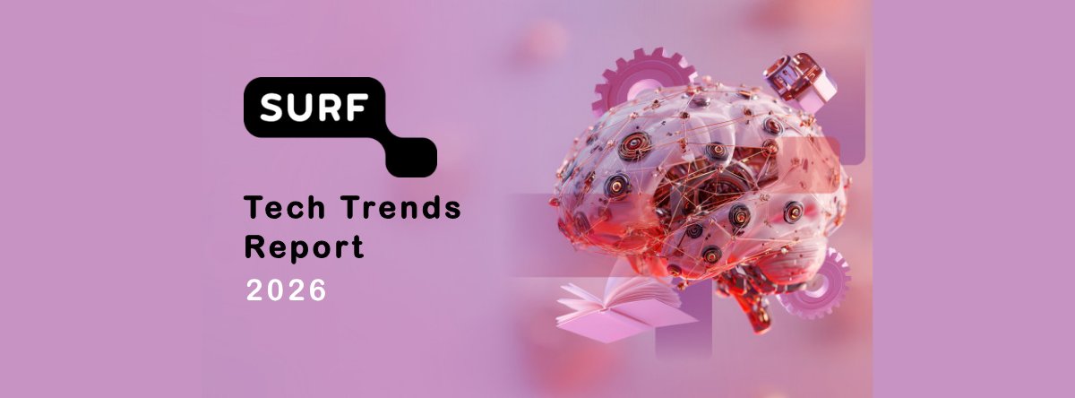 MediaLearning's tweet card. by Dorien Slot, Josje Spinhoven and Tim van Eijl, SURF, the Netherlands. What are the biggest future digital trends for education and research? Together with education and research institutions in...